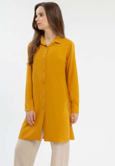 Minimal BB Sierra Dress Mustard L Mustard