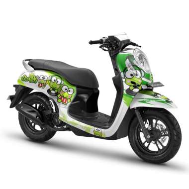 Decal Stiker Full body Scoopy Prestige 2023 2022 2020 Keroppi Keropi Putih