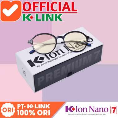 KACAMATA ION NANO 7 ORIGINAL TERAPI DAN KESEHATAN MATA SEHAT Black