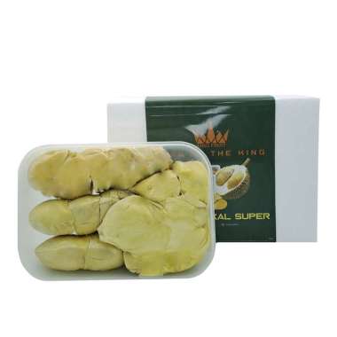 King Fruit Durian Lokal Medan Premium 800 Gram Duren Frozen Kupas 5 Pack