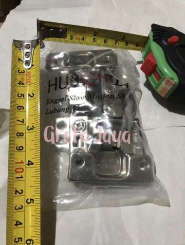( 1/2 Bungkuk Hidrolis L4 ) Engsel Sendok Slow Motion Setengah Bongkok Lemari HUBEN