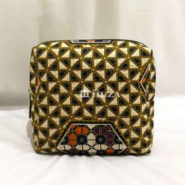 Pouch Make Up Batik Kotak Kecil - Batik Huza 3