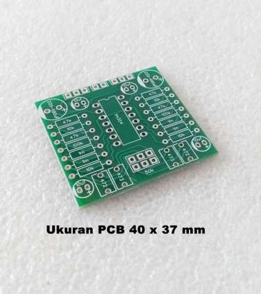 PCB Bass Booster LM324