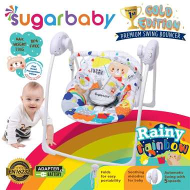 Sugar Baby Gold Edition Premium Swing Bouncer PINK [ Summer ]