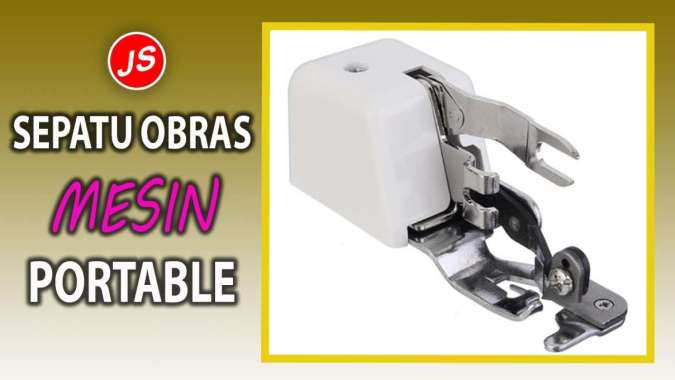 Sepatu mesin jahit portable multifungsi untuk Semi Obras / Side Cutter Foot