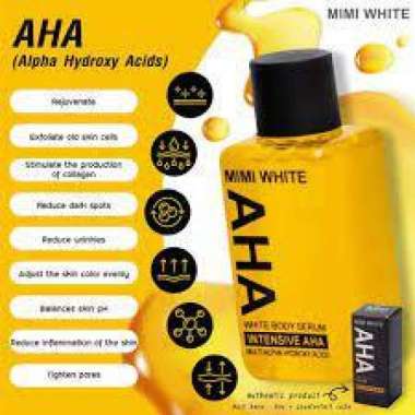 MIMI WHITE AHA WHITE BODY SERUM/ BODY LOTION/ BODY SOAP BODY SERUM 30 ML