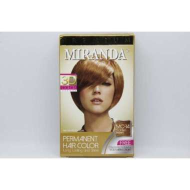 MIRANDA Semir Rambut Permanen mc-14 = golden brown