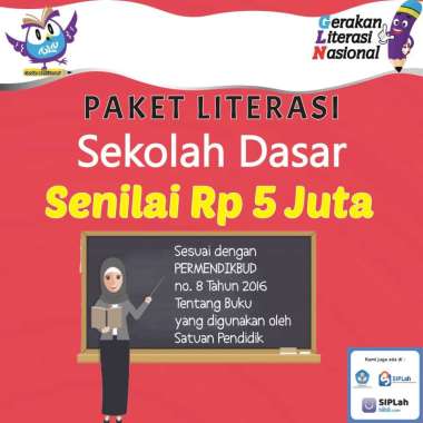 Buku Paket Literasi tingkat SD – Pengayaan Perpustakaan