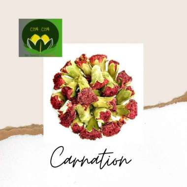 Natural Organik Red carnation Flower Tea / Teh bunga carnation