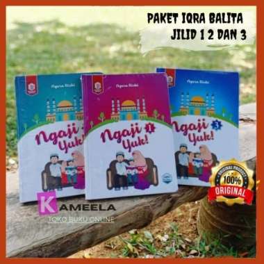 Bib Buku Iqro Balita Set Jilid 123 Hardcover Iqra Balita