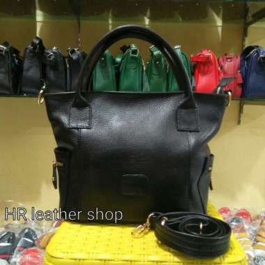 Bossindo Tas wanita kulit Garut Tas M coklat muda/tan