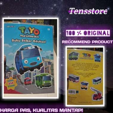 Tayo Buku Stiker Edukasi
