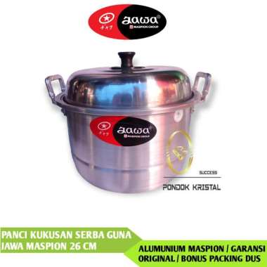 Panci Kukus Maspion Jawa / Kukusan Nasi / Panci Jawa Alumunium Maspion Kukusan 26 Jawa