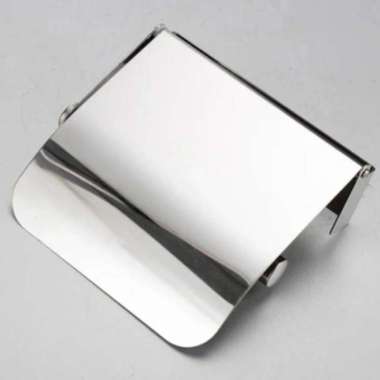 TEMPAT TISU GULUNG STAINLESS/TISUE ROLL KAMAR MANDI/TEMPAT TISU TOILET BLACK