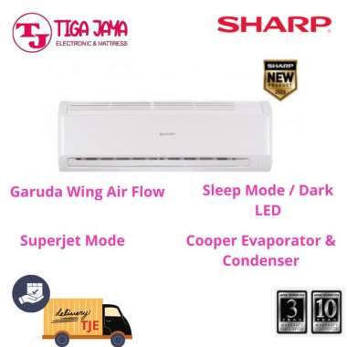SHARP AC AH A5BEY AC SPLIT 1/2 PK AC SHARP INDONESIA AH-A5BEY