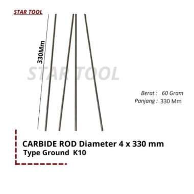 Carbide Rod 4 x 330mm