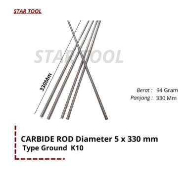 Carbide Rod 5 x 330mm