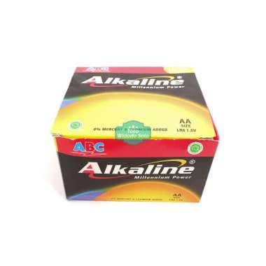 Batu Baterai AA ABC Alkaline Millennium Power - 1 Box Isi 48 Buah (24 Pack)