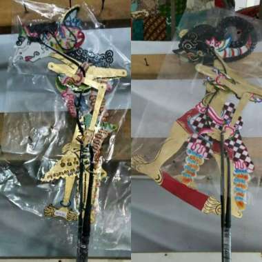 wayang kulit werkudoro dewi arimbi ( sepasang)