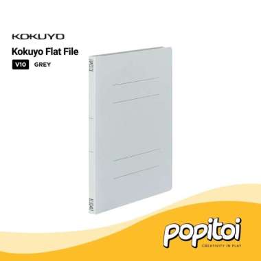 KOKUYO FU-V10 Flat File A4 Binder File Folder GREY