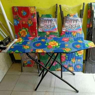 Meja Setrika Berdiri / Meja Gosok Berdiri Baha Besi Bisa Lipat Murah TERBAIK Multicolor