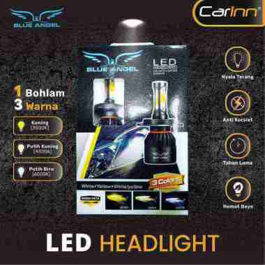 Blue Angel HeadLight Bohlamp Led 1 Bohlamp 3 Warna HB3