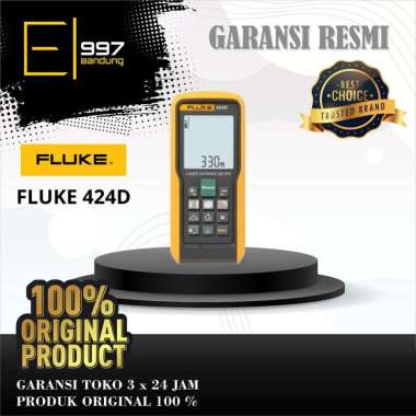 Pengukur Jarak Laser FLUKE 424D / FLUKE 424D Laser Distance Meter - Kuning Hitam