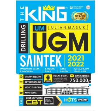 [Best Seller]Buku The King Utul Ugm Saintek 2021