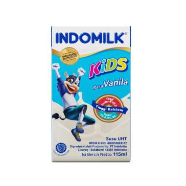 Promo Harga Indomilk Susu UHT Kids Vanila 115 ml - Blibli