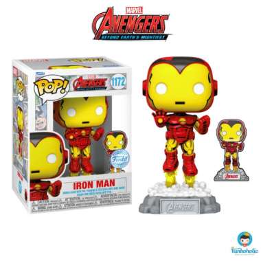 Funko POP! Marvel - Iron Man with Enamel Pin [Exclusive] #1172