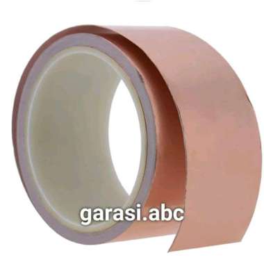 Copper Foil Tape Isolasi Tembaga 50mm / 5cm x 1m Tahan Panas Listrik Elektronik Penguat Sinyal Jalur