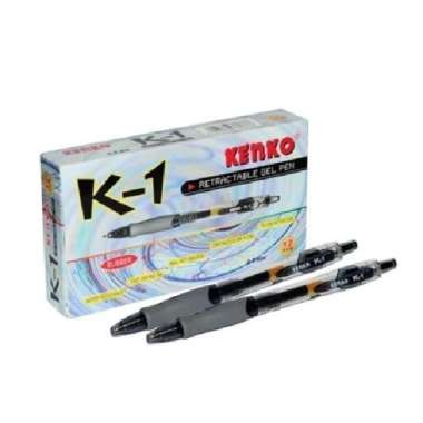 Pulpen KENKO Gel Pen K-1 Hitam