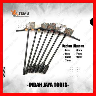 IWT Kunci Sok T 8 9 10 12 14 17 19 mm - Shock Socket Sock 12 MM