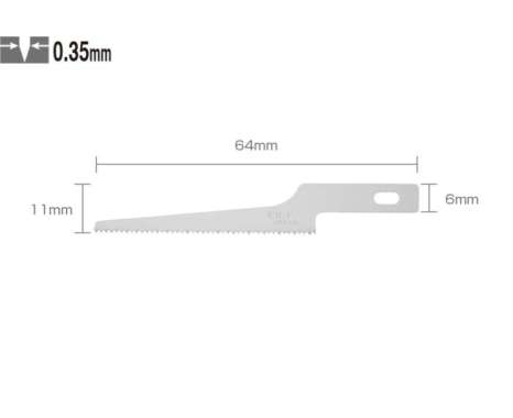 refill cutter kb4-ns/3 spare narrow saw blade olfa Multicolor