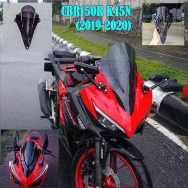 windshield CBR 150R K45N facelift 2019-2020 - visor tameng angin motor CBR150R SMOKE