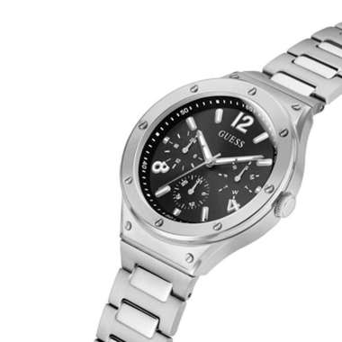 GUESS Watches GW0454G1 Original SCOPE - Jam Tangan Pria - Analog Silver Stainless Steel