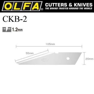 spare blade craft knife ckb-2 olfa for cutter ck-2 olfa Multicolor
