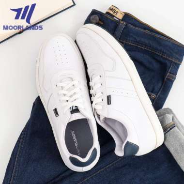 Sepatu Sneakers Kasual Pria Sepatu Formal Sepatu Santai Sepatu Kerja Kantor COD M 301 putih 41