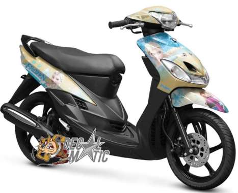 Decal Stiker Full Body yamaha Mio Smile Sporty - Frozen Hijau