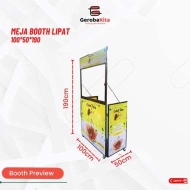 Meja Lipat 100x50x200