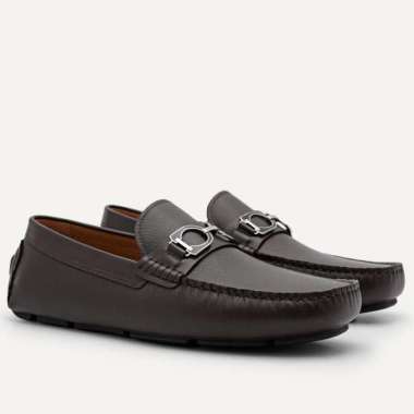 PM171 PEDRO SEPATU LOAFER PRIA ORIGINAL LOAFERS PANSUS MOCCASIN KULIT COKLAT BROWN