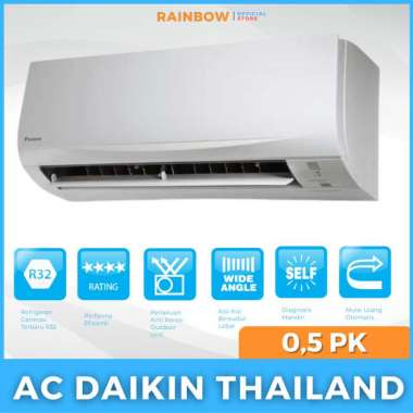 AC DAIKIN 1/2 PK STANDART STC15NV - Made In Thailand