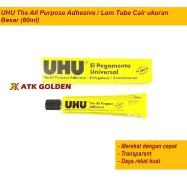lem uhu cair besar 60ml Multicolor