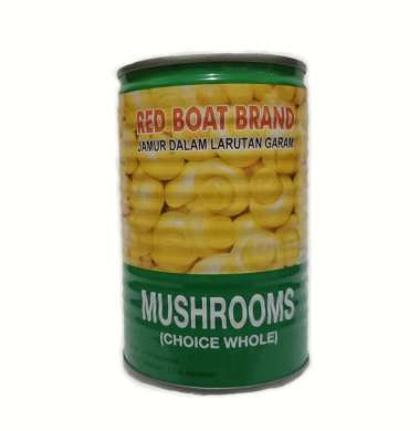 Jamur Kancing Kaleng Champignons 425gr / Mushroom Red Boat Brand