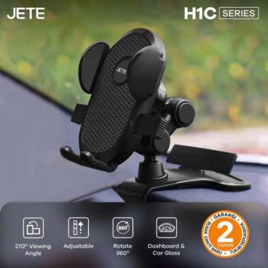 JETE H1C Car Holder HP Dasboard & Kaca Depan Mobil Universal TERBAIK Multicolor