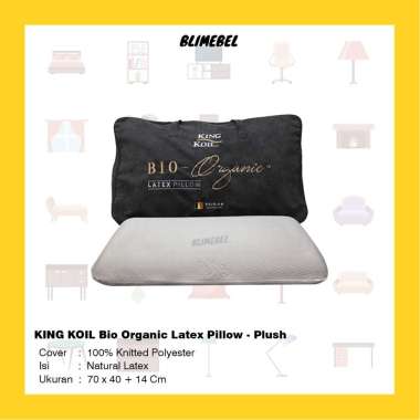 [Packing Kempes] King Koil Bio Organic Regular Latex Pillow Plush