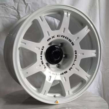 Velg Lenso MX HELO Ring 18 Putih Pajero Fortuner Hilux Hardtop Prado