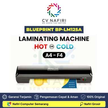 Mesin Laminating Blueprint BP-LM125A Laminating Machine Hot & Cold A4 - F4
