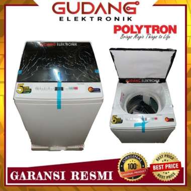 MESIN CUCI 1 TABUNG POLYTRON PAW 7527 TOP LOAD POLYTRON PAW-7527