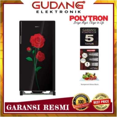 LEMARI ES 1 PINTU POLYTRON PRA-18DRX KULKAS POLYTRON PRA 18 DRX